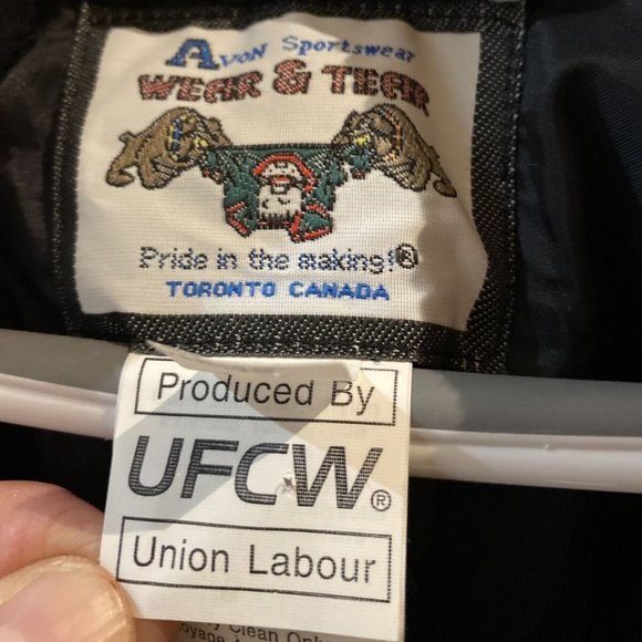 Vintage Toronto Transit Commission Coat TTC Uniform Subway Bus Size 46 Burgundy - Picture 11 of 12